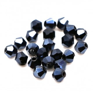 Бусины биконус 4мм, гематитовый